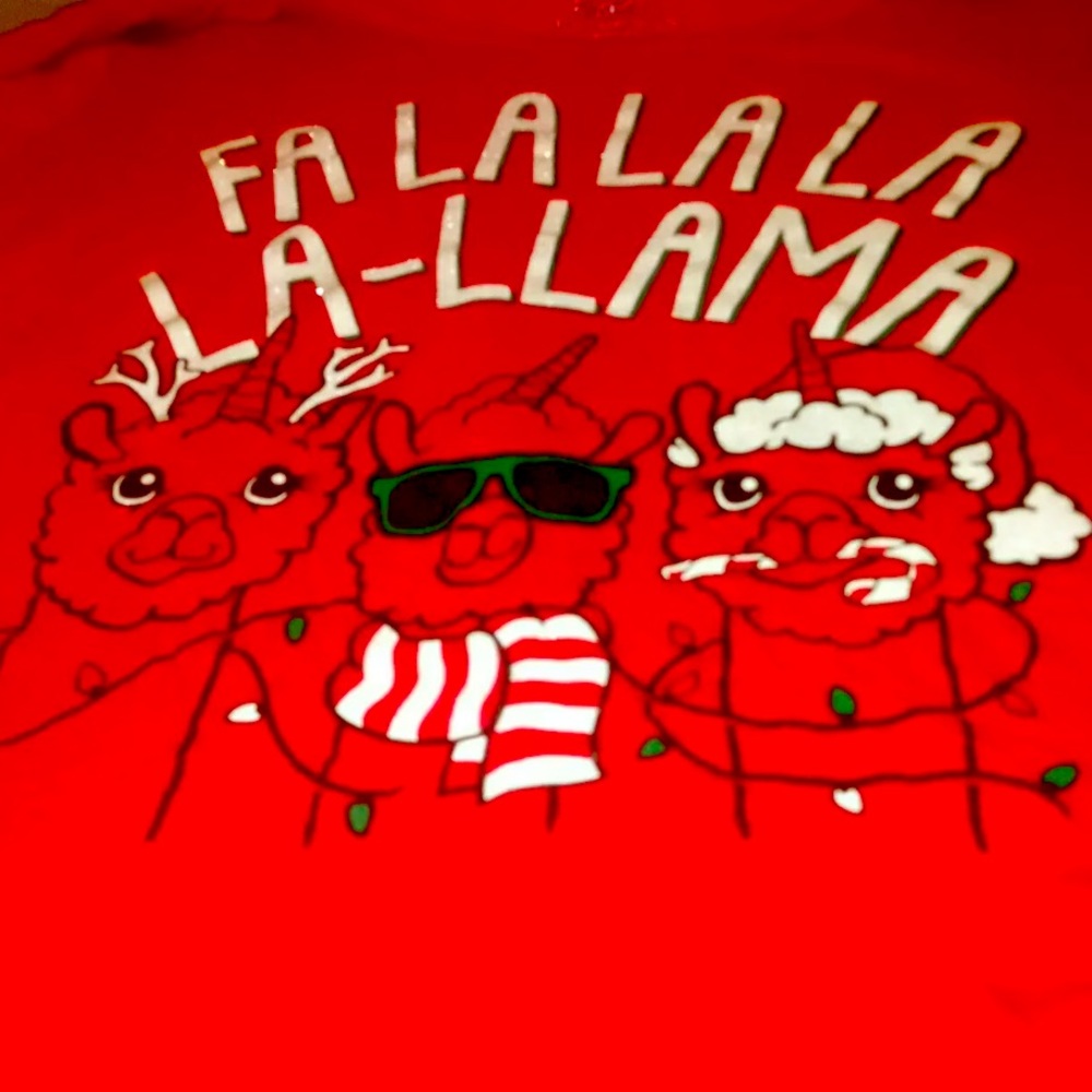 Justice Girls Fa-la-la-la-la-Llama Tee 18